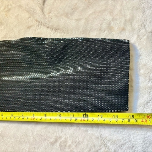 Vintage Krizia Blazer Sz 40 Euro/ Medium US Black Silver Metallic Made in Italy - Picture 16 of 16